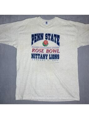 Vintage Penn State University Nittany Lions 1995 Rose Bowl Single Stitch Xl